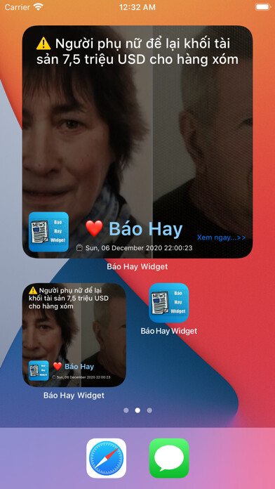 Emulate iPhone app Báo Hay Widget - Báo Mới 24h using MyAndroid Emulate iPhone app Báo Hay Widget - Báo Mới 24h using MyAndroid