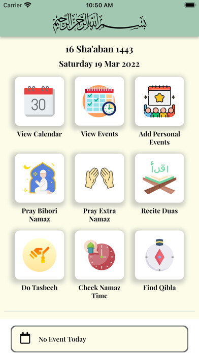 Emulate iPhone app Bohra Calendar Plus using MyAndroid Emulate iPhone app Bohra Calendar Plus using MyAndroid