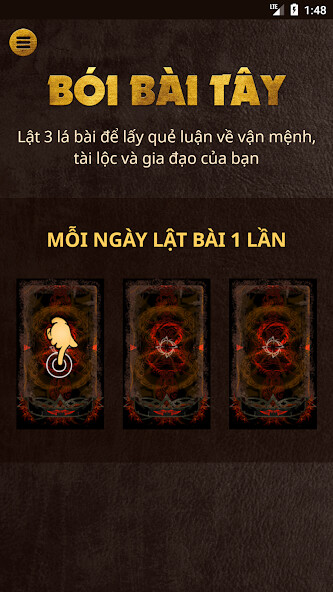 Run android online APK Boi Bai - Bói Bài - Bài 3 Lá from MyAndroid or emulate Boi Bai - Bói Bài - Bài 3 Lá using MyAndroid