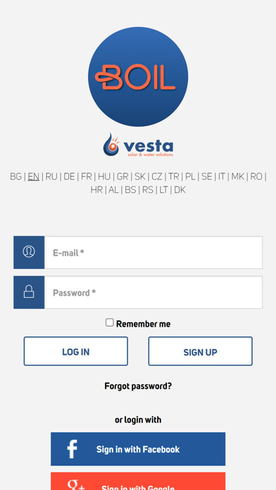 Emulate iPhone app BOIL by Vesta using MyAndroid