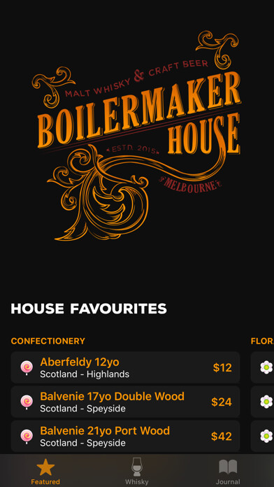 Emulate iPhone app Boilermaker House Melbourne using MyAndroid
