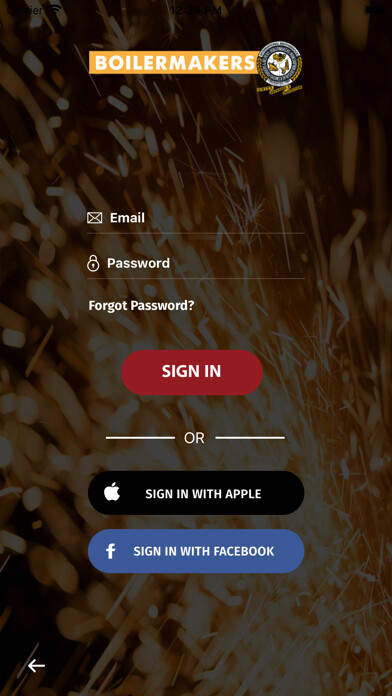 Emulate iPhone app Boilermakers Union using MyAndroid