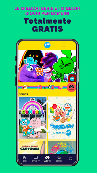 Run android online APK Boing App - serie e giochi from MyAndroid or emulate Boing App - serie e giochi using MyAndroid