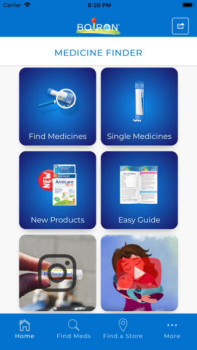 Emulate iPhone app Boiron Medicine Finder using MyAndroid Emulate iPhone app Boiron Medicine Finder using MyAndroid