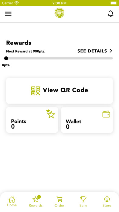 Emulate iPhone app Boise Juice Co using MyAndroid