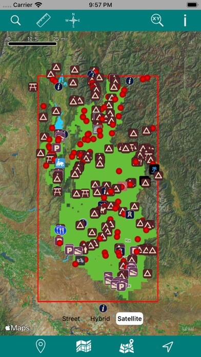 Emulate iPhone app Boise National Forest – GPS using MyAndroid