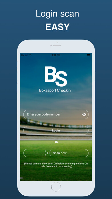 Emulate iPhone app BOKASPORT Check-In using MyAndroid Emulate iPhone app BOKASPORT Check-In using MyAndroid