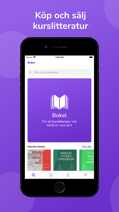 Emulate iPhone app Bokel - Handla kurslitteratur using MyAndroid Emulate iPhone app Bokel - Handla kurslitteratur using MyAndroid