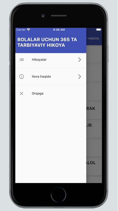 Emulate iPhone app Bolalar uchun hikoyalar using MyAndroid