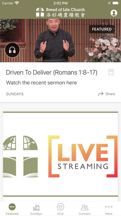 Emulate iPhone app BOL Church Torrance using MyAndroid