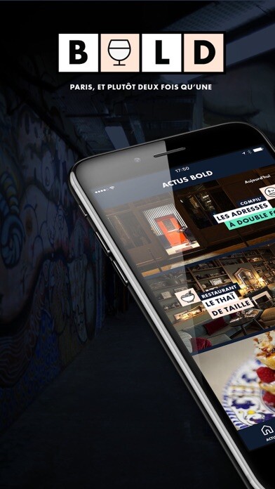 Emulate iPhone app BOLD - Paris using MyAndroid