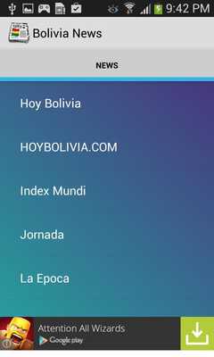 Emulate Android APK Bolivian News Emulate Android APK Bolivian News