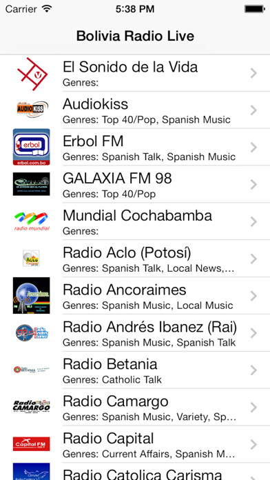 Emulate iPhone app Bolivia Radio Live Player (La Paz/Quechua/Aymara) using MyAndroid Emulate iPhone app Bolivia Radio Live Player (La Paz/Quechua/Aymara) using MyAndroid