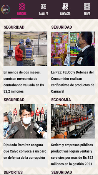 Emulate Android APK Bolivia TV