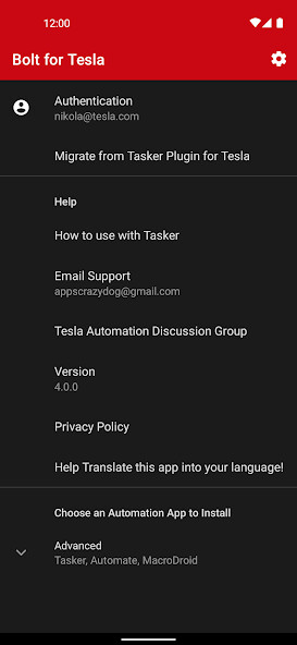 Run android online APK Bolt for Tesla - Tasker Plugin from MyAndroid or emulate Bolt for Tesla - Tasker Plugin using MyAndroid Run android online APK Bolt for Tesla - Tasker Plugin from MyAndroid or emulate Bolt for Tesla - Tasker Plugin using MyAndroid