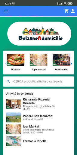Run android online APK Bolzano a Domicilio from MyAndroid or emulate Bolzano a Domicilio using MyAndroid