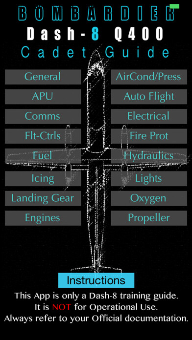 Emulate iPhone app Bombardier Dash 8 Q400 Pilot Guide using MyAndroid