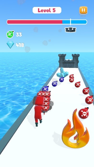 Emulate iPhone app Bomber Rush 3D using MyAndroid Emulate iPhone app Bomber Rush 3D using MyAndroid