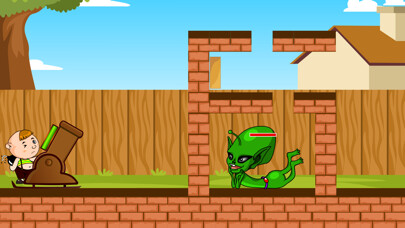 Emulate iPhone app Bombing aliens Game using MyAndroid