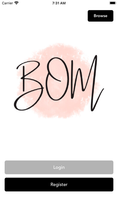 Emulate iPhone app BOM Boutique using MyAndroid