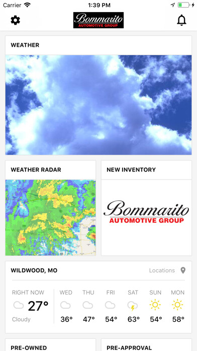 Emulate iPhone app Bommarito Automotive Group using MyAndroid Emulate iPhone app Bommarito Automotive Group using MyAndroid