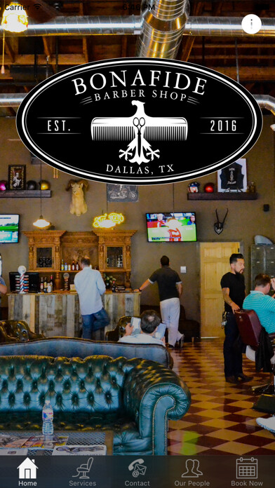 Emulate iPhone app Bonafide Barber Shop using MyAndroid Emulate iPhone app Bonafide Barber Shop using MyAndroid
