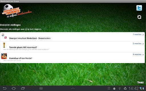 Run android online APK Bondscoach van Oranje from MyAndroid or emulate Bondscoach van Oranje using MyAndroid