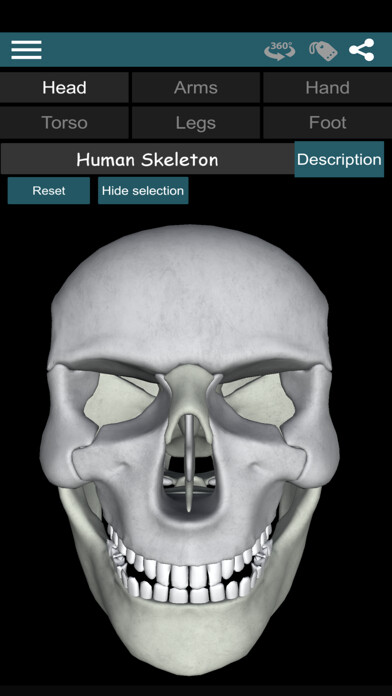 Emulate iPhone app Bones 3D (Anatomy) using MyAndroid Emulate iPhone app Bones 3D (Anatomy) using MyAndroid