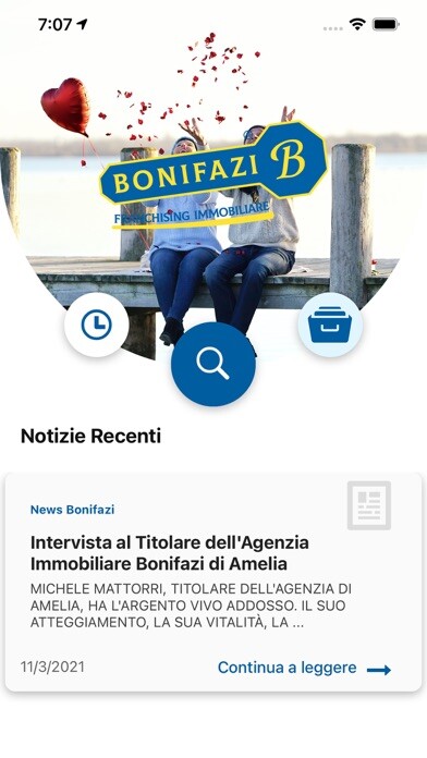 Emulate iPhone app Bonifazi.it using MyAndroid