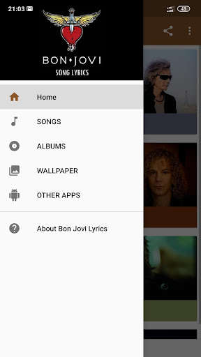 Emulate Android APK Bon Jovi Lyrics