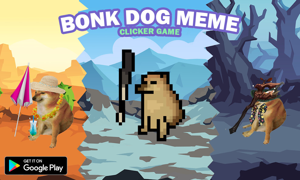 Run android online APK Bonk Dog Meme - Clicker game from MyAndroid or emulate Bonk Dog Meme - Clicker game using MyAndroid Run android online APK Bonk Dog Meme - Clicker game from MyAndroid or emulate Bonk Dog Meme - Clicker game using MyAndroid
