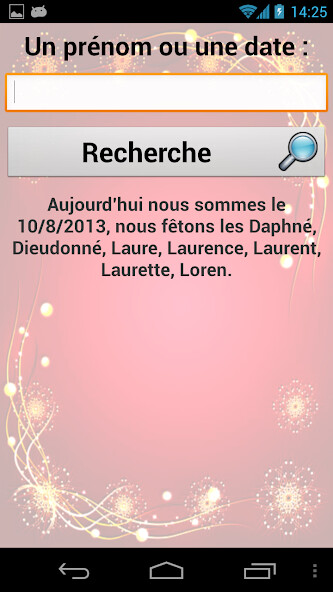 Run android online APK Bonne fête : Un jour un prénom from MyAndroid or emulate Bonne fête : Un jour un prénom using MyAndroid Run android online APK Bonne fête : Un jour un prénom from MyAndroid or emulate Bonne fête : Un jour un prénom using MyAndroid