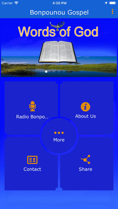 Emulate iPhone app Bonpounou Gospel using MyAndroid Emulate iPhone app Bonpounou Gospel using MyAndroid