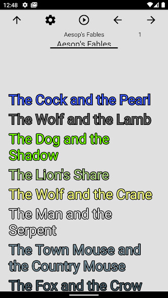 Run android online APK Book, Aesops Fables from MyAndroid or emulate Book, Aesops Fables using MyAndroid