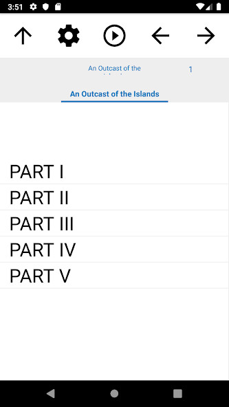 Run android online APK Book, An Outcast of the Islands from MyAndroid or emulate Book, An Outcast of the Islands using MyAndroid