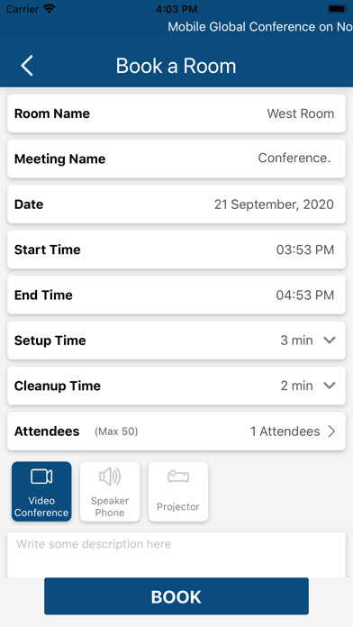 Emulate iPhone app BookerApp by sigmaGO using MyAndroid Emulate iPhone app BookerApp by sigmaGO using MyAndroid