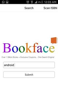 Emulate Android APK Bookface - Cheapest Textbooks
