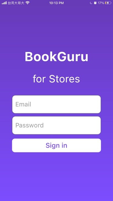 Emulate iPhone app BookGuru POS using MyAndroid