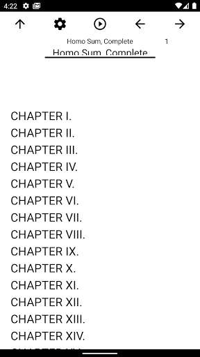 Run android online APK Book, Homo Sum, Complete from MyAndroid or emulate Book, Homo Sum, Complete using MyAndroid