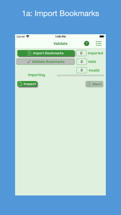 Emulate iPhone app Bookmarks Validator using MyAndroid Emulate iPhone app Bookmarks Validator using MyAndroid
