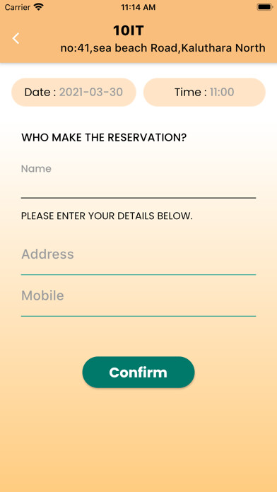Emulate iPhone app BookMe The Booking App using MyAndroid