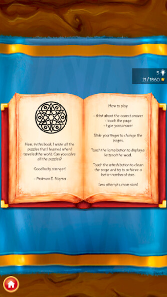 Run android online APK Book Of Enigmas: Solve the Puzzles from MyAndroid or emulate Book Of Enigmas: Solve the Puzzles using MyAndroid