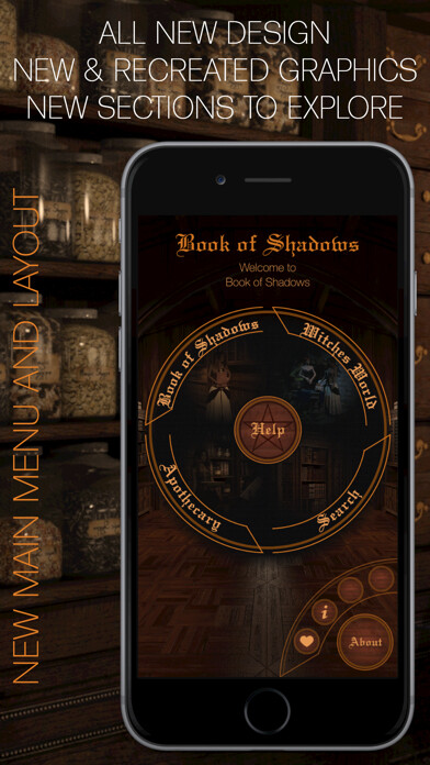 Emulate iPhone app Book of Shadows using MyAndroid