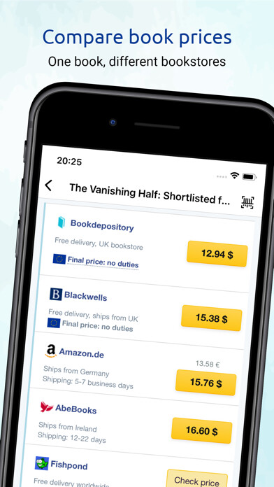 Emulate iPhone app Bookstores.app: compare prices using MyAndroid Emulate iPhone app Bookstores.app: compare prices using MyAndroid