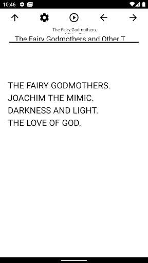 Run android online APK Book, The Fairy Godmothers and Other Tales from MyAndroid or emulate Book, The Fairy Godmothers and Other Tales using MyAndroid