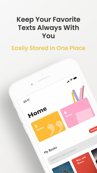 Emulate iPhone app BookVault - Your Book Vault using MyAndroid