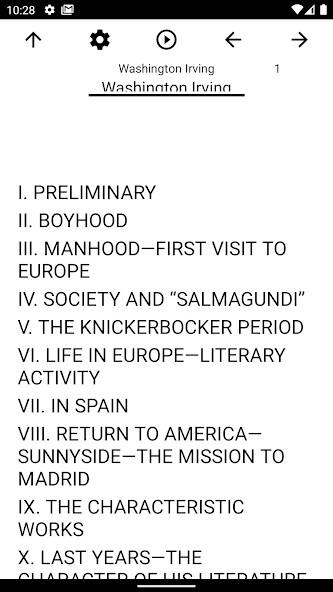 Run android online APK Book, Washington Irving from MyAndroid or emulate Book, Washington Irving using MyAndroid