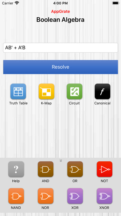 Emulate iPhone app Boolean Algebra using MyAndroid Emulate iPhone app Boolean Algebra using MyAndroid