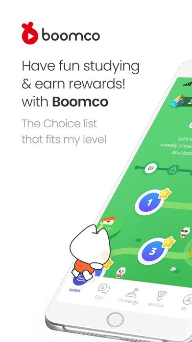 Emulate iPhone app Boomco: Learn to Earn using MyAndroid
