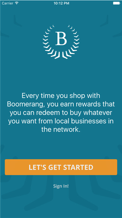 Emulate iPhone app Boomerang Rewards using MyAndroid